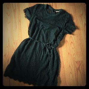 LC Lauren Conrad Black lace dress
